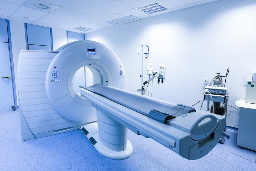 CT (Computed tomography) scanner in hospital